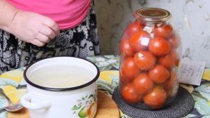 МАРИНОВАННЫЕ ПОМИДОРЫ -  КОРОЛЕВСКИЙ РЕЦЕПТ (ОЧЕНЬ ВКУСНО)