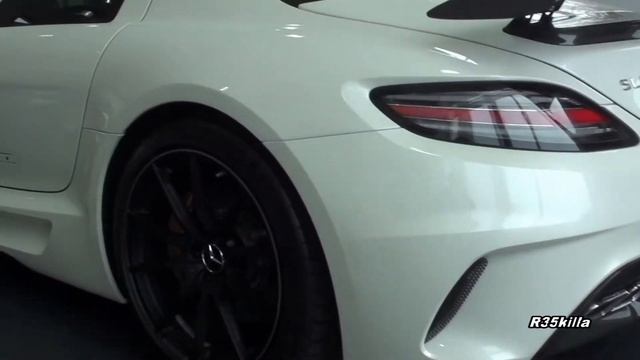 White Mercedes SLS Black Series AMG - Walkaround in detail! смотреть онлайн