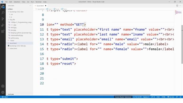 HTML FORM PART - 5 : GET AND POST METHOD | ACTION ATTRIBUTE IN HTML FORM | HOW TO MAKE FORMS