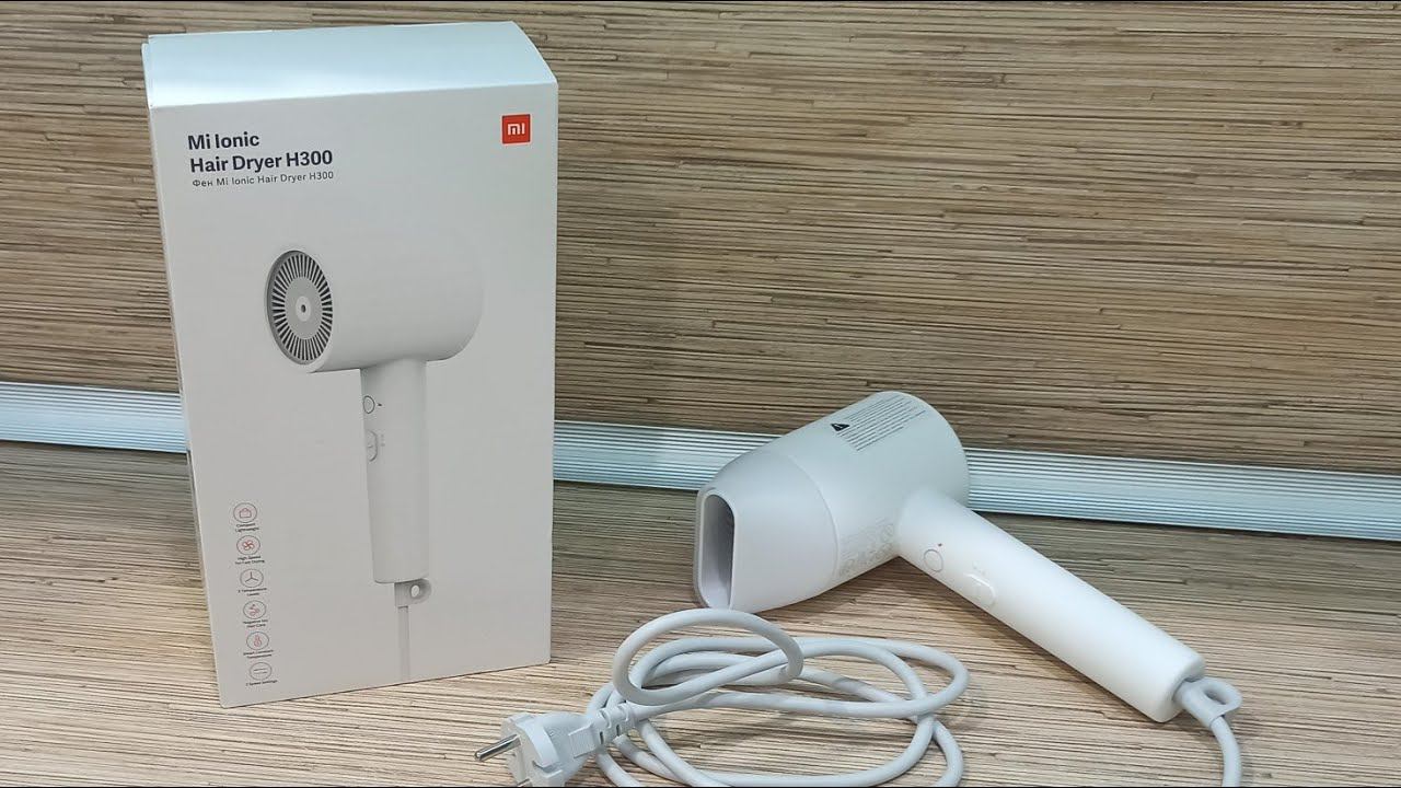 Mi lonic Hair Dryer H300 от Xiaomi распаковка и быстрый обзор смотреть онлайн