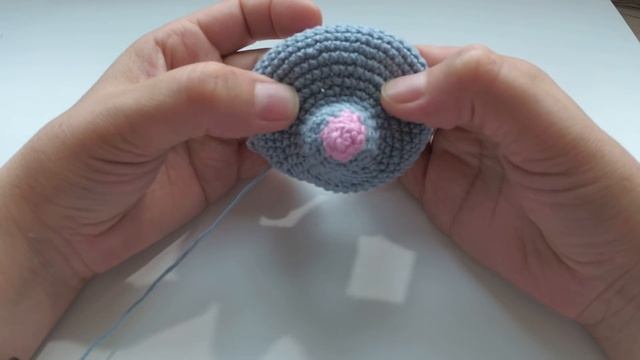 Мк по вязанию мышки крючком. 2.Mouse crochet. 2