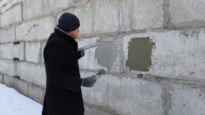 Реальное испытание противоморозного пластификатора!!!