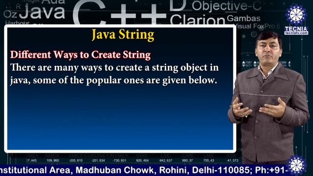 MCA || Dr. Vishal Khatri || Java String || TIAS || TECNIA TV смотреть онлайн
