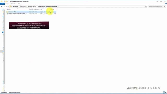 Global Mapper   Transnsformmación simple coordenas