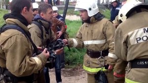 Учения МЧС, спасение пострадавших