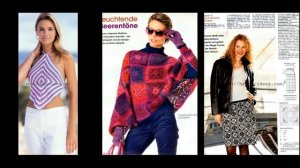 МОДЕЛИ БАБУШКИНЫМ КВАДРАТОМ. ИДЕИ ДЛЯ ВДОХНОВЕНИЯ.