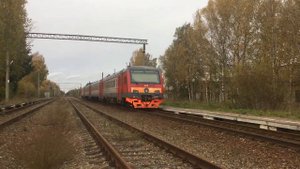 ДТ1-007 прибывает на о.п. Лустовка