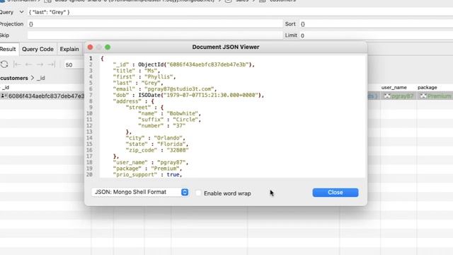 MongoDB 201: Lesson 1, Exercise 2 » Viewing a document in a collection смотреть онлайн