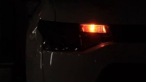 Светодиодные ходовые огни REFIT DRL на Митсубиси Аутлендер 3. Видео работы ламп.