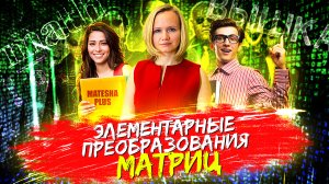 Высшая математика. Элементарные преобразования матриц. Канонический вид