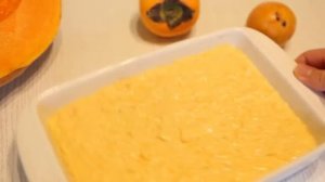 Манник из тыквы без яиц и без муки. Тыквенный манник с лимонным сиропом