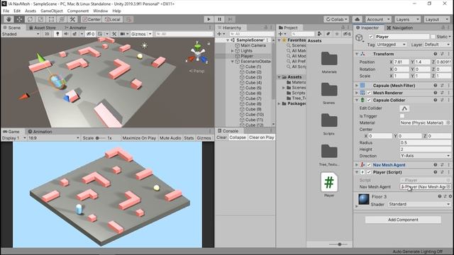 NAV MESH Unity Tutorial ? смотреть онлайн