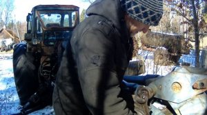 Экскаватор ЮМЗ Ремонт цилиндра Часть 2 Repair hydraulic cilinder of JUMZ excavator