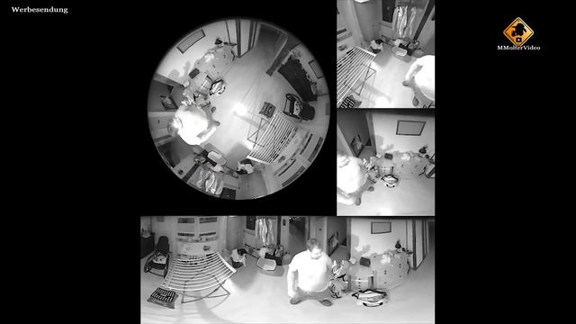 3MP Panorama Fisheye WLAN Dome Videoüberwachungskamera смотреть онлайн