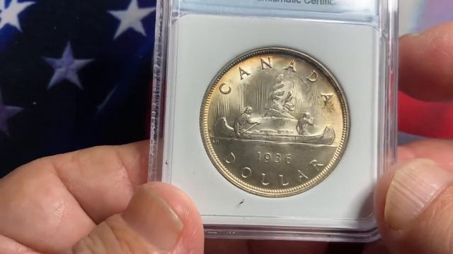 Rare World Coins Canada 1936 Dollar Nice scarce Date смотреть онлайн
