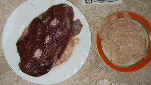 Мясная нарезка на праздничный стол из говядины в мультипекаре