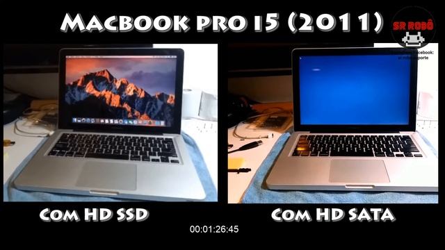 Comparativo HD SATA x HD SSD no Macbook PRO i5 (2011) смотреть онлайн