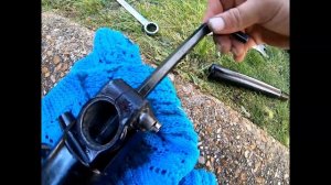 Kawasaki ninja zx9r .НИНКА.быстрый и неправильный ремонт вилки.замена сальников.Часть 1