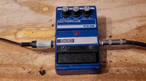 Vintage Dod Octoplus FX35 Octave Octaver Synth Pitch Shifter Guitar Bass Pedal