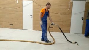 Обеспыливание бетонного пола/Технология устройства полимерных наливных полов