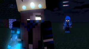 ?My demons Song video Minecraft fight animation NightQueen vs Hanimation