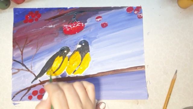 КАК НАРИСОВАТЬ СИНИЧКУ?Урок рисования ?️ смотреть онлайн