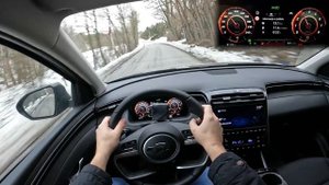 Hyundai Tucson 1.6 T-GDI HEV 6AT Hybrid 2 WD /230 HP/ POV Test Drive #23