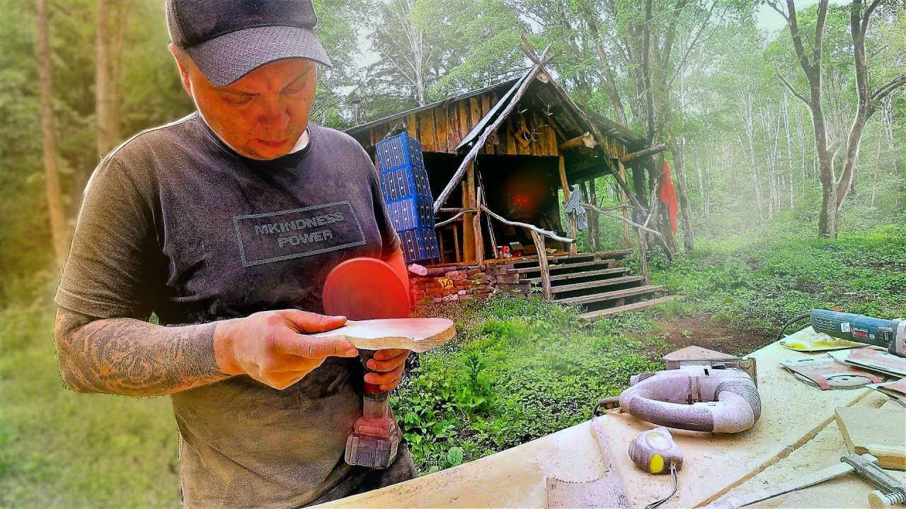 ДЕЛАЮ "ДИКУЮ" МЕБЕЛЬ В ТАЙГЕ. ОФИГЕННО ПОКА ВСЕ ПОЛУЧИЛОСЬ)) смотреть онлайн