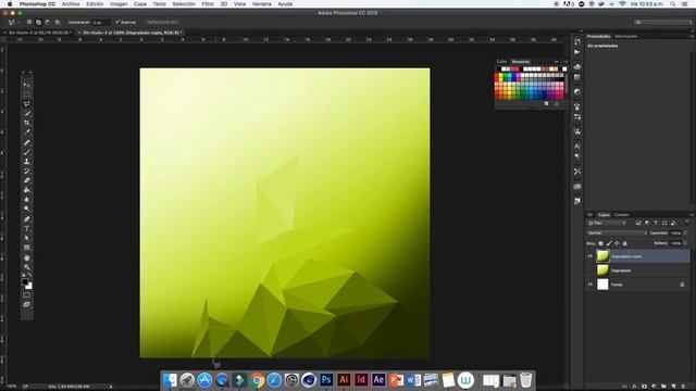 Photoshop Tutorial  Cómo crear Fondos Low Poly  How to Create Low Poly Backgrounds