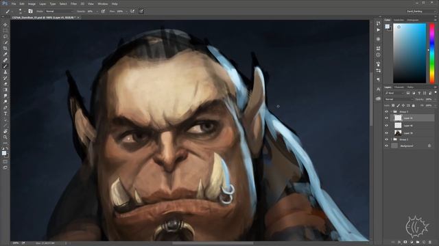 Рисуем Дуротана из WARCRAFT смотреть онлайн