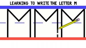 Write the Letter M