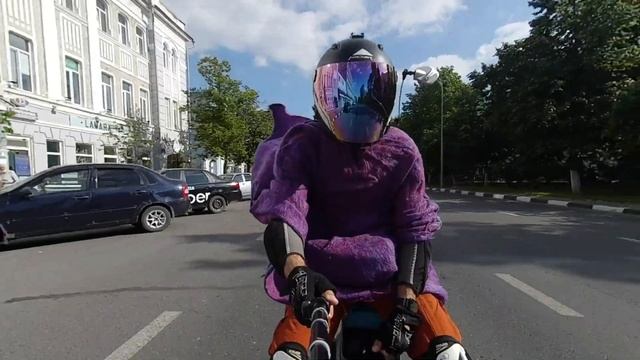 Фиолетовый на #моноколесо смотреть онлайн
