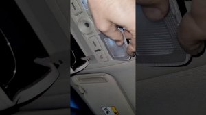 Hyundai Veracruz ix55, замена лампочек в салоне на светодиоды.