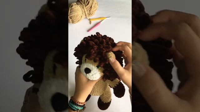 Мастер-класс по вязанию плюшевого льва крючком / автор Рябушкина Алёна (Умелки.онлайн)