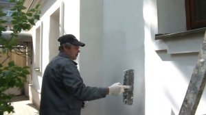 Ремонт фасада: Базовая и финишная шпаклевка