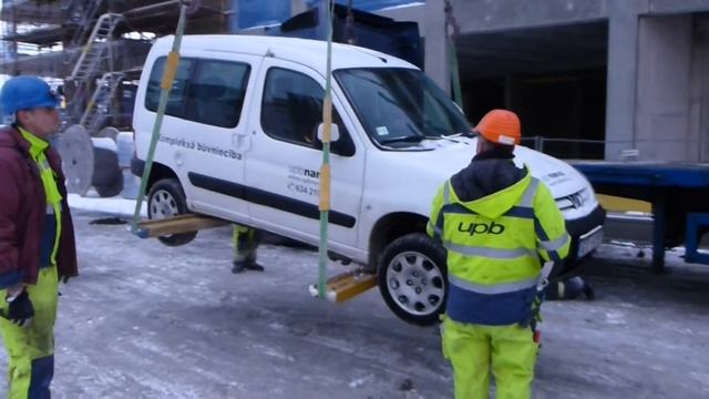 ПОГРУЗКА машины на ПРИЦЕП