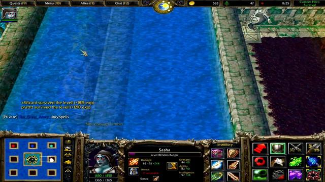 Warcraft 3 | Custom Hero Survival v2.6c | HE HAD ANKH !!! смотреть онлайн