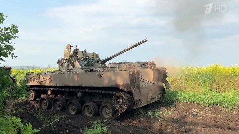 На Донецком направлении российские военные отразили сразу семь украинских атак