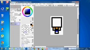 Как нарисовать пикс. фигурки в paint tool sai?