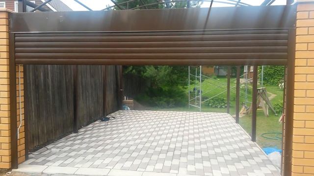 Рулонные ворота для дачи