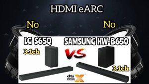 LG S65Q 3.1ch vs. Samsung HW-B650 3.1ch DTS Virtual:X Soundbar 2022 | Full Specs Comparison??