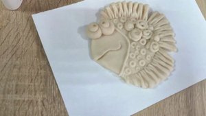 Рыбка из соленого теста!