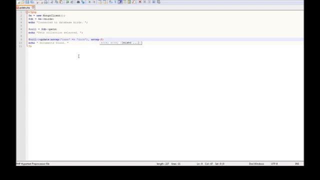MongoDB Tutorial for Beginners - 23 - MongoDB PHP(4/5) смотреть онлайн