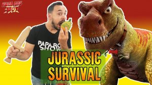 Папа Роб: обзор игры Jurassic Survival ! Часть 2