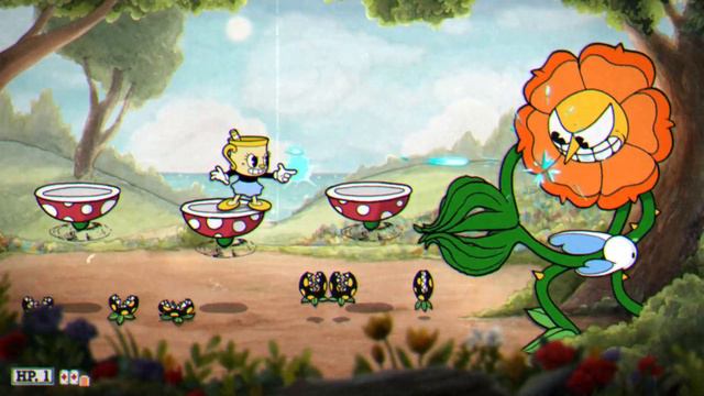 Cuphead-победил цветок,+ новый остров смотреть онлайн