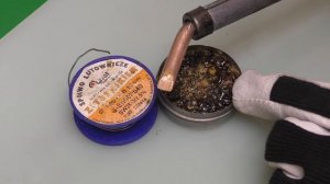 Как легко залудить паяльник?