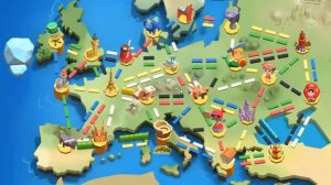 Ticket to ride - First Journey Train Adventure Board Game 1v1 1v2 1v3 Expert AI Europe map