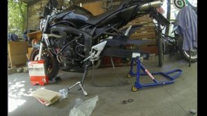 Замена приводной цепи и звезд на Yamaha FZ6n \Yamaha fz6 motorcycle drive chain replacement