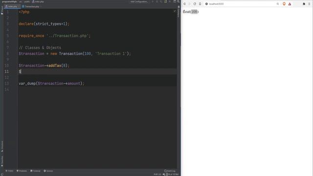 36 PHP Classes & Objects - Typed Properties - Constructors & Destructors - Full PHP 8 Tutorial