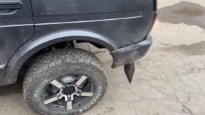 Обзор! Нива 2131 с бамперами урбан лифт кузов-балка 60мм, обварка моста верхняя